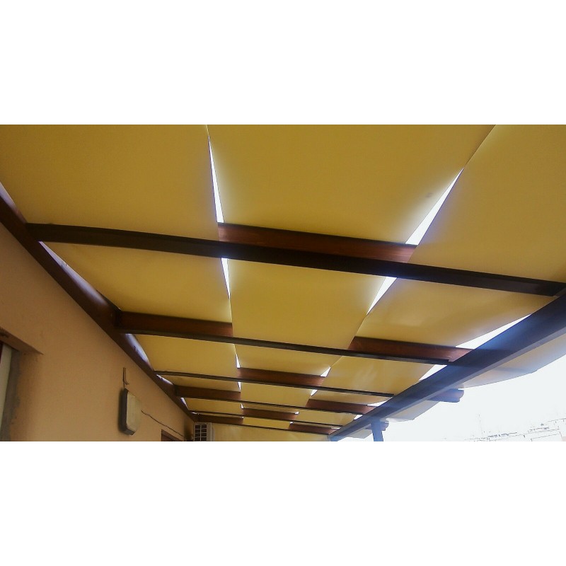 Vodootporne ili mikroperforirane PVC valovite ploče po mjeri za pergole i sjenice