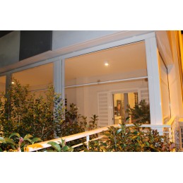 Hermetic Crystal PVC Awning for Outdoors with Cassette: Protection and View