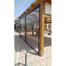 Toldo Hermético de PVC Cristal para Exterior com Cassete: Proteção e Vista