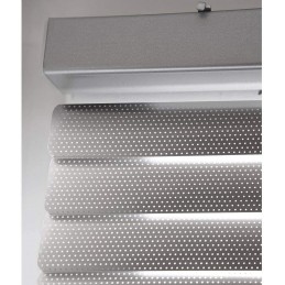 25 mm mikroperforerade persienner i aluminium, måttbeställda: Elegans och ljuskontroll
