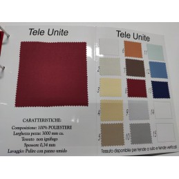 Specialfremstillet semifiltrerende rullegardin – Elegant ensfarvet stof