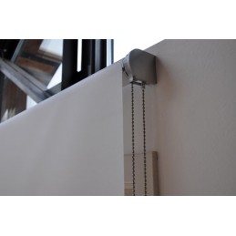 Custom-Made Semi-Filtering Roller Blind – Elegant Plain Fabric