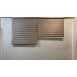 Skräddarsydda rullgardiner dag/natt – Genomskinliga