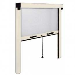 Mosquitera vertical a medida con resorte y sistema cortavientos