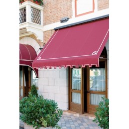 Tempotest Parà Retro Drop-Down Arabesque Curtain in Wrought Iron