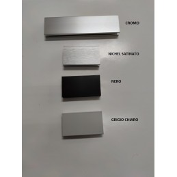 Riel plano de aluminio de 40 x 10 para cortinas (cordón o velcro)