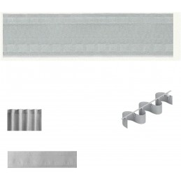 FET-80TR Transparant golfeffectlint - Gordijnlint verkocht per meter