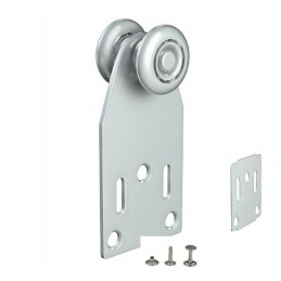 Bīdāmie skriemeļi ar 2 gultņiem - cinkots dzelzs tentiem un nojumēm