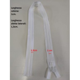 YKK 10-Section Chain Zipper for Nautical Nylon