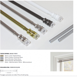 Karniše s oprugom – bez bušenja i podesive