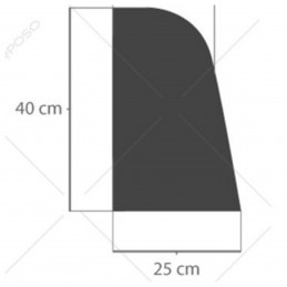 Oparcie sofy z pianki – poduszka 100x40