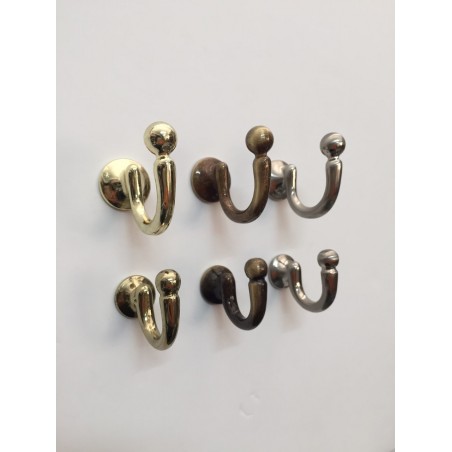 Gancio Fermatenda Ottone 43–50 mm | Accessorio Tende Made in Italy