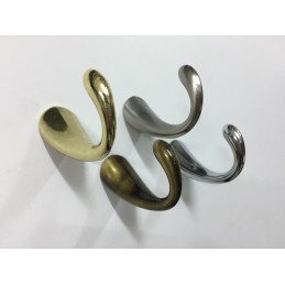 Gancho para cortina de 50 mm em dourado, bronze e cromado acetinado - Elegância e funcionalidade