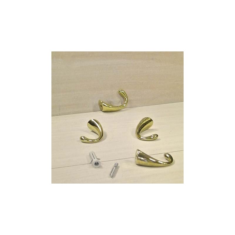 50mm Curtain Tieback Hook in Gold, Bronze, and Satin Chrome - Elegance and Functionality