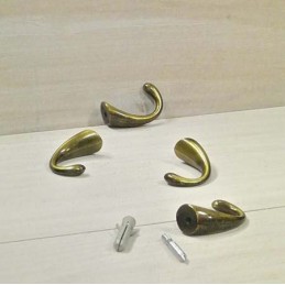 50 mm gardinfäste i guld, brons och satin krom - Elegans och funktionalitet
