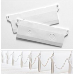 127 mm-es PVC függőleges redőnysúlyok | 5 darabos készlet