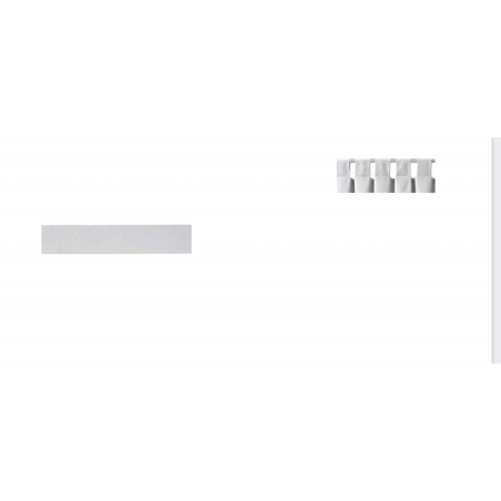 Fita transparente TORRETTE de 4 cm para cortinas com babados - Vendida por metro