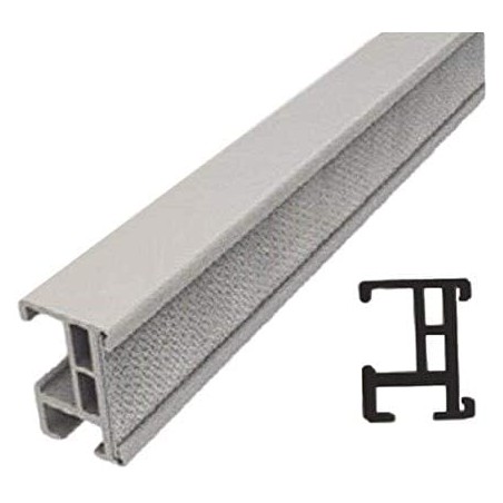 Șină mică pentru perdea cu velcro VELCRATO-P - Cumpără la metru - Albă