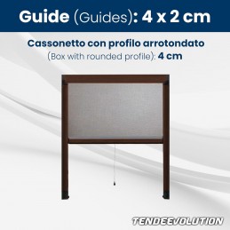 Custom-Made Vertical Roller Mosquito Net for Windows and Doors