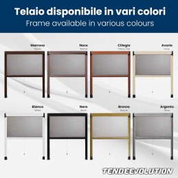 Custom-Made Vertical Roller Mosquito Net for Windows and Doors