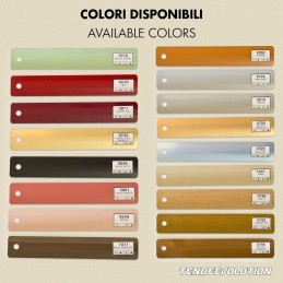 25 mm persienner i metallisk aluminium, specialfremstillet