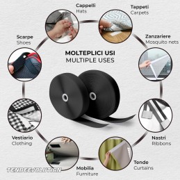 Velcro adeziv și de cusut în diferite dimensiuni și culori pentru îmbrăcăminte și bricolaj