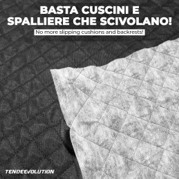 Tissu velours matelassé 3 plis pour ameublement