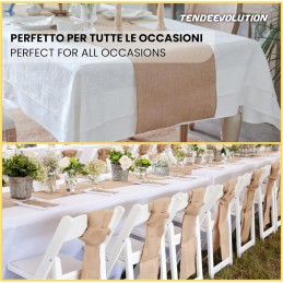 Tessuto Juta al Metro 140 cm – Naturale ed Eco-Friendly