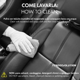 High-Quality Black Non-Slip Eco-Leather for Upholstery and Coverings by the Meter