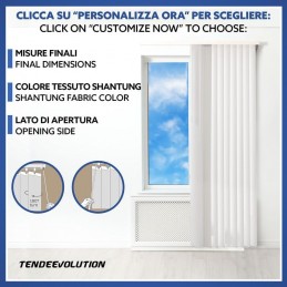 Tenda Verticale 127 mm Su Misura – Filtrante Made in Italy