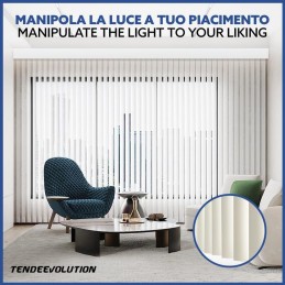 127mm Custom-Made Vertical Blind – Filtering Made in Italy