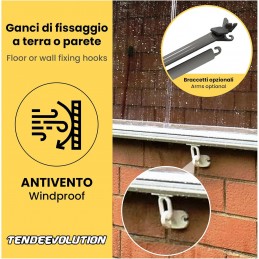 Toldo impermeable de PVC transparente – Hecho a medida