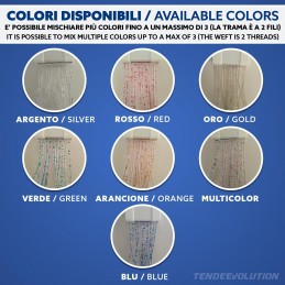 PVC Fly Curtain MOD. GLIT: Elegant Protection for Doors and Windows