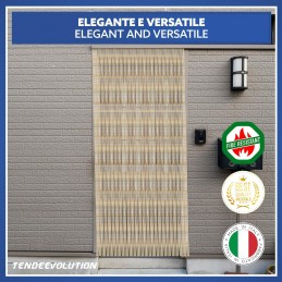 Cuirtín Eitilte PVC MOD. GLIT: Cosaint Galánta do Dhoirse agus Fuinneoga