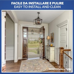 Specialfremstillet PVC-fluenetgardin – Anti-Fly Italian