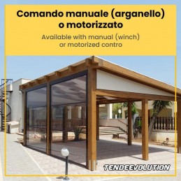 Hermetic Crystal PVC Awning for Outdoors with Cassette: Protection and View