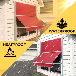 Copertină verticală Tempotest Parà Model Genoa pentru balcoane cu ghidaje laterale