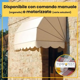 Copertină Tempotest Parà cu 5 spițe, realizată la comandă