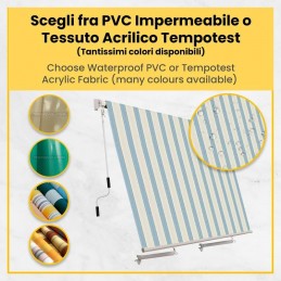 Tempotest Parà tenda za spuštanje izrađena po mjeri za balkone