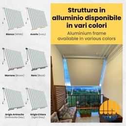 Tempotest Parà tenda za spuštanje izrađena po mjeri za balkone