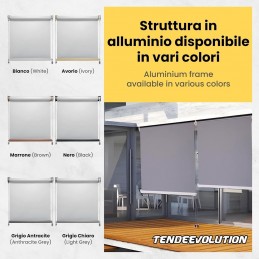 Skladacia markíza Tempotest Parà s nerezovými lanami – vyrobená na mieru