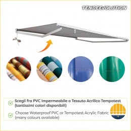 Copertină cu braț Parà Tempotest – Fabricată la comandă