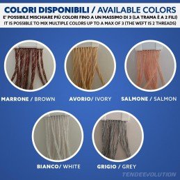 Moskitiera z PVC na wymiar – model z pełnym połyskiem do drzwi i okien