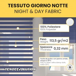 Stores enrouleurs jour/nuit sur mesure – Transparents