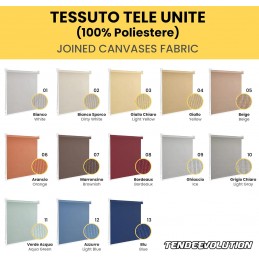 Custom-Made Semi-Filtering Roller Blind – Elegant Plain Fabric