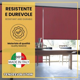 Custom-Made Semi-Filtering Roller Blind – Elegant Plain Fabric