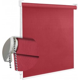 Custom-Made Semi-Filtering Roller Blind – Elegant Plain Fabric