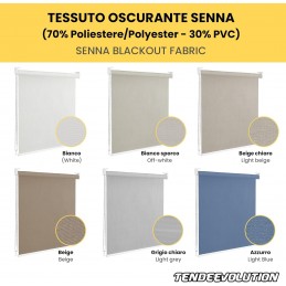 Custom-Made Blackout Roller Blind – 100% Blackout Senna