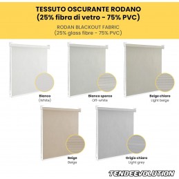 Store enrouleur occultant Rodano sur mesure – PVC occultant