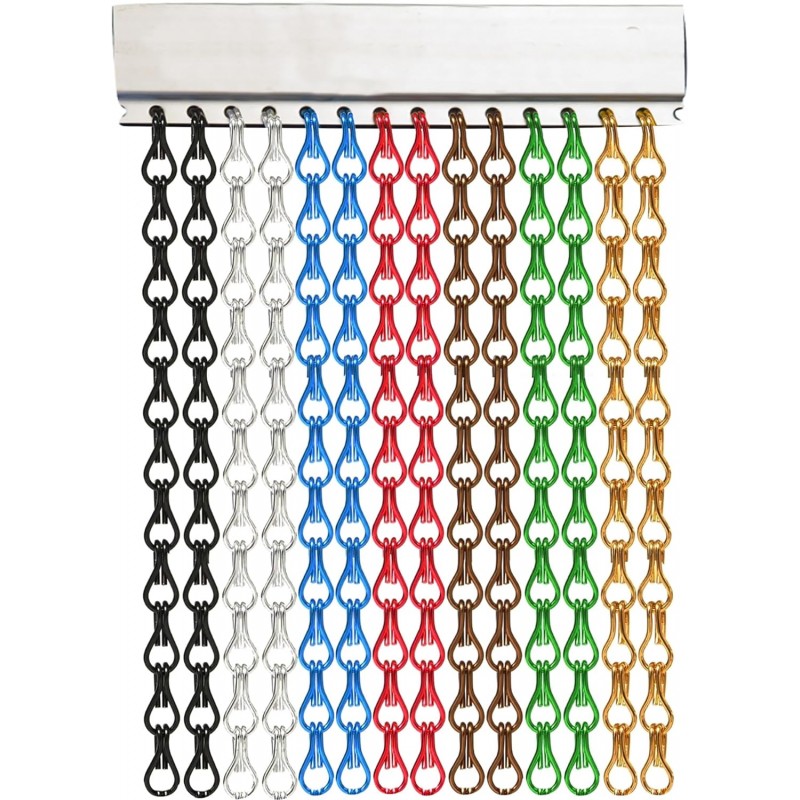 Mosquitera de cadena de aluminio hecha a medida – Italiana